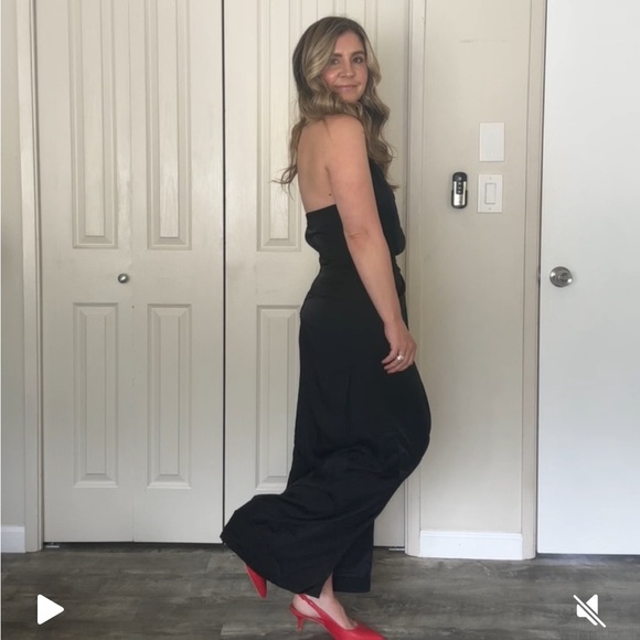 NWT Vici Halter Neck Satin Maxi Dress - Picture 3 of 4